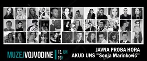 Javna proba hora AKUD UNS “Sonja Marinković”